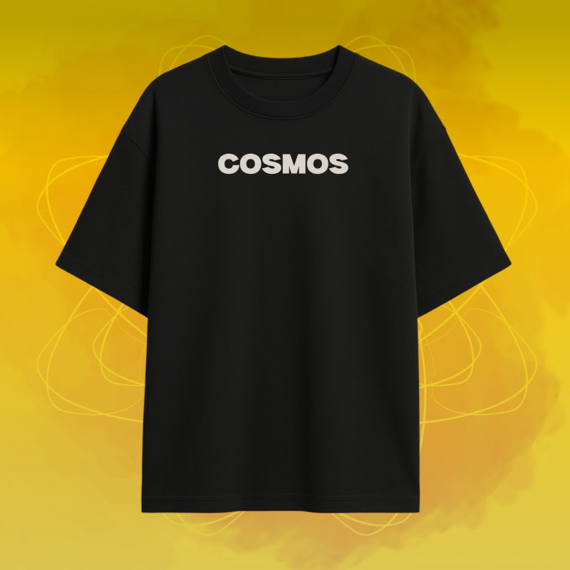 The Cosmic Dance Dark Oversized T-shirt