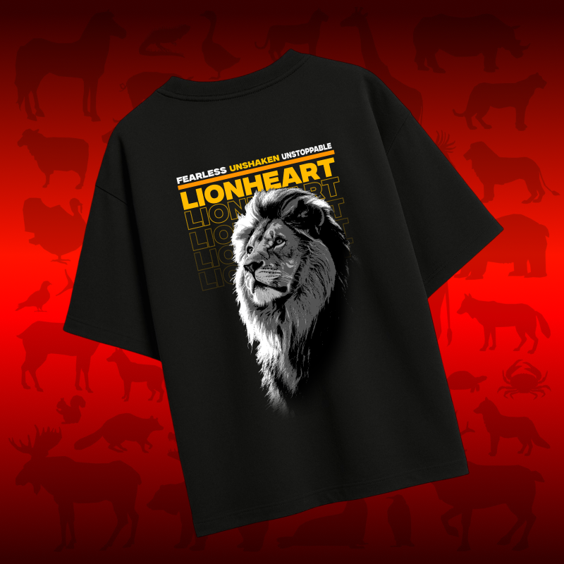 Lionheart Dark Oversized T-shirt