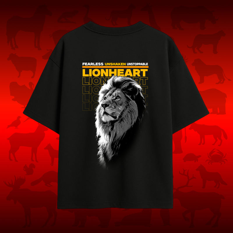 Lionheart Dark Oversized T-shirt