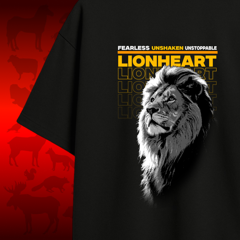 Lionheart Dark Oversized T-shirt