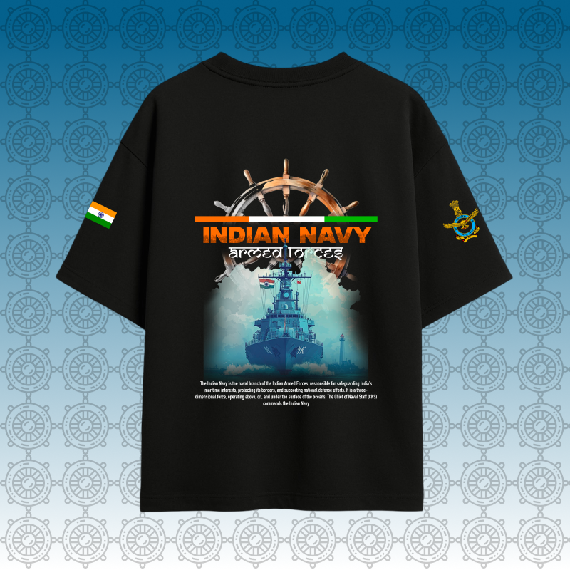 Indian Navy Oversized T-shirt